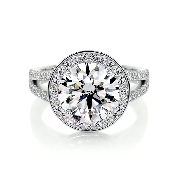 Moissanite Bezel Ring
