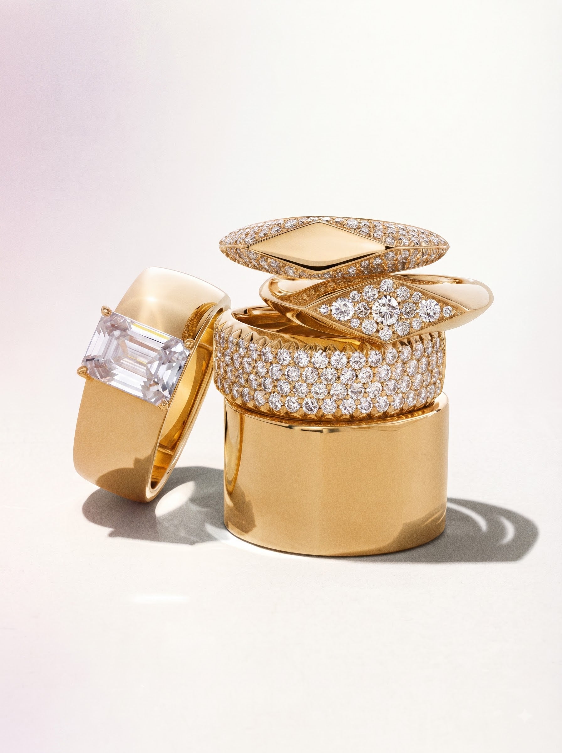 4Cs Diamond Jewelry ~ Bridal Ring Set