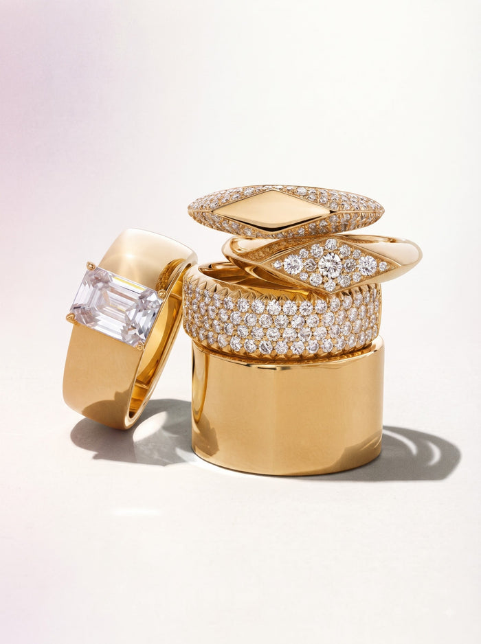 4Cs Diamond Jewelry ~ Bridal Ring Set