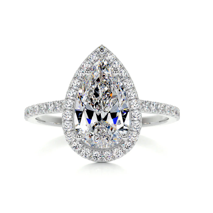 Moissanite Halo Rings