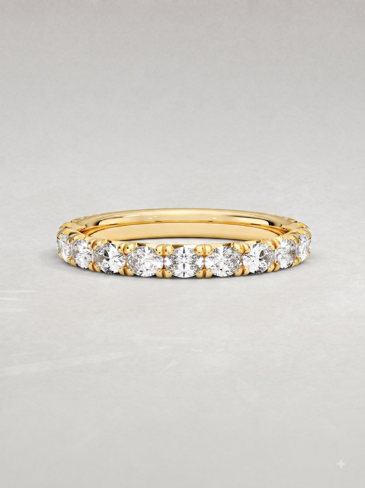 Moissanite Eternity Wedding Ring