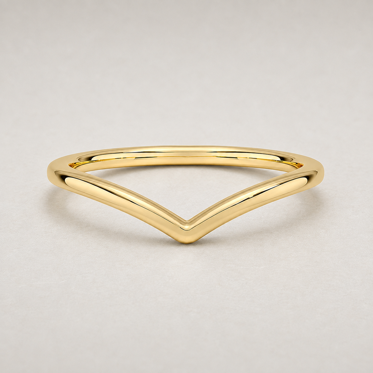 Moissanite Plain Wedding Ring