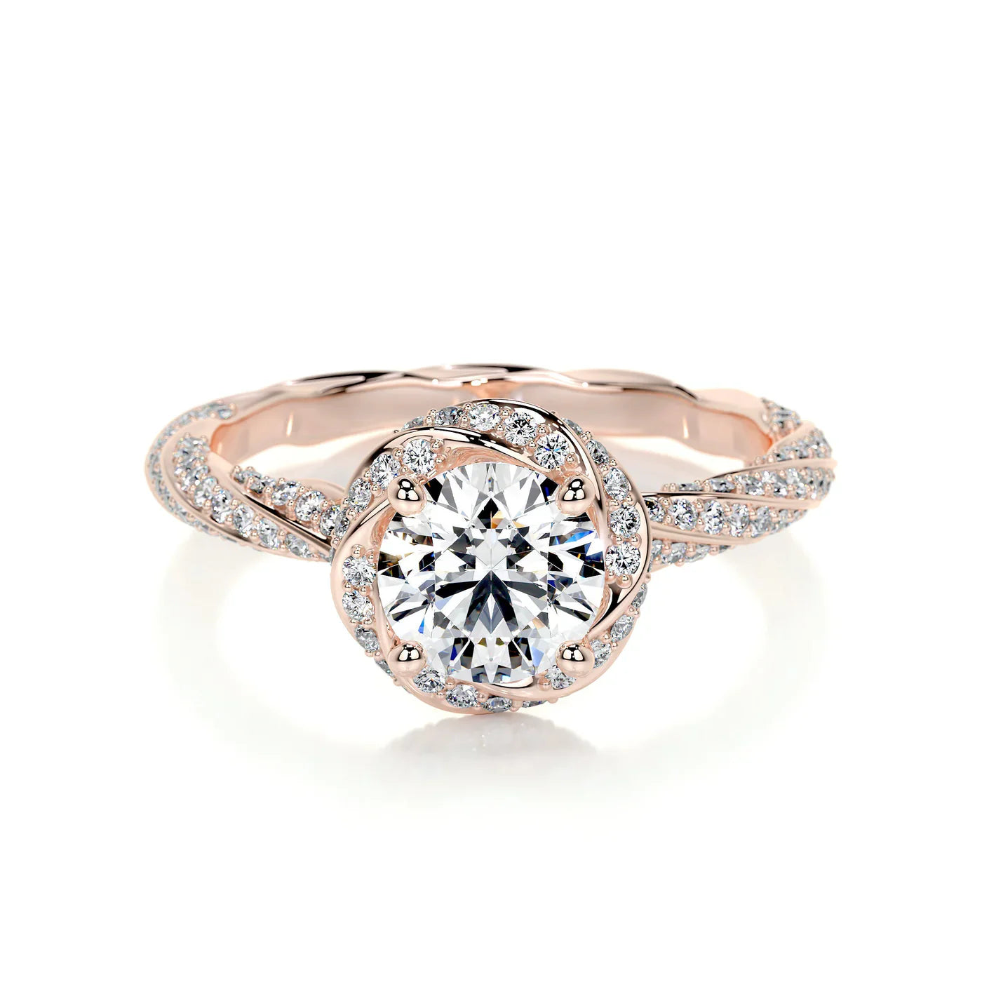 Lab Grown Solitaire Ring Set