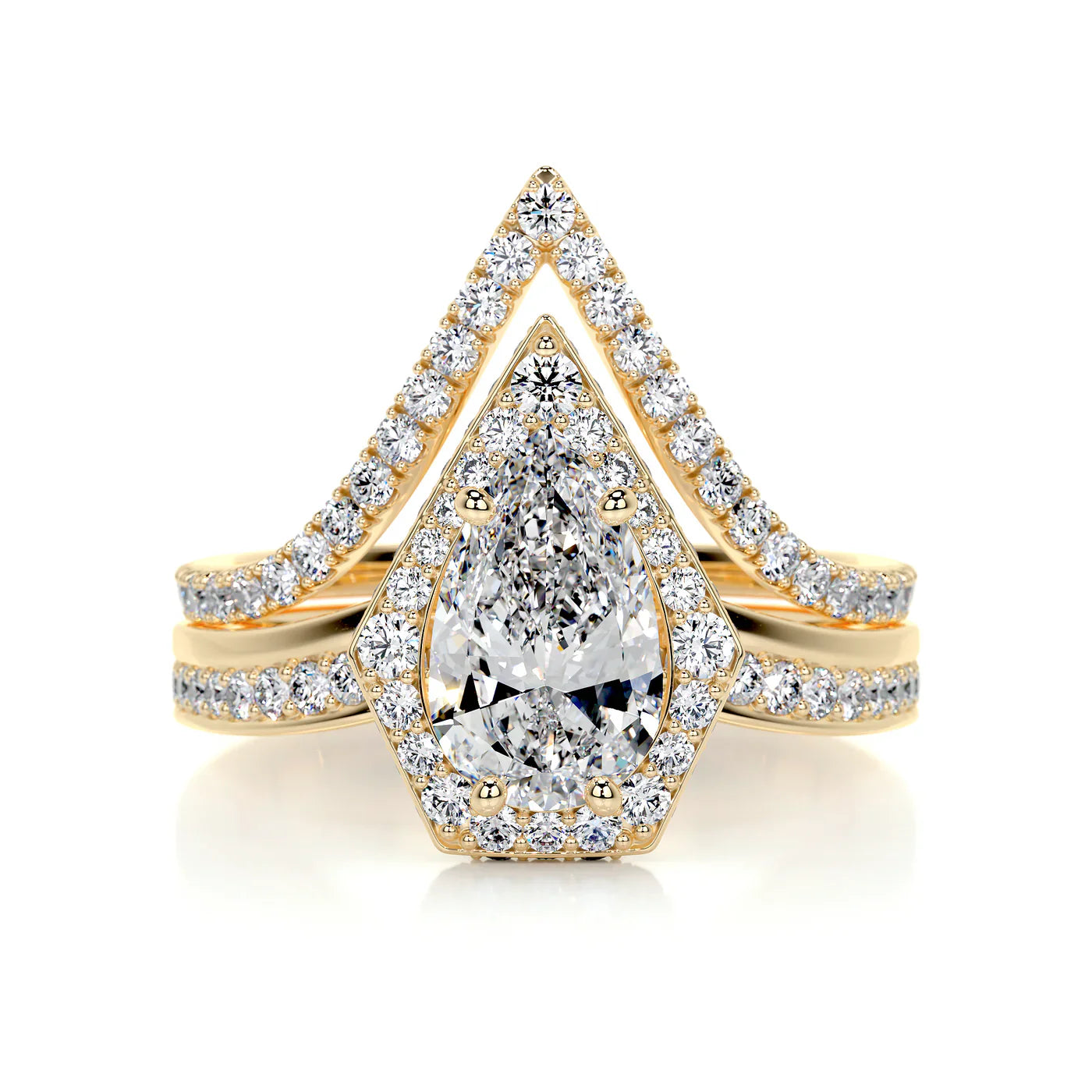 Lab Grown Vintage Ring Set