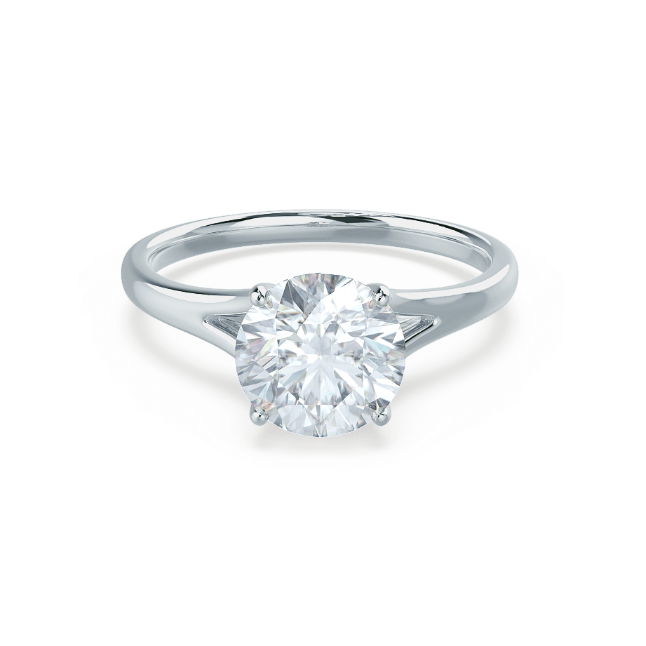 Solitaire Moissanite Ring