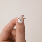 Pear Cut Moissanite Ring