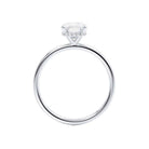 Hidden Halo Engagement Ring