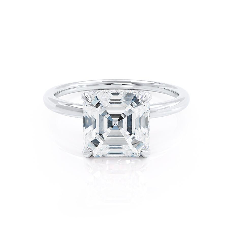 0.95 CT Moissanite Engagement Ring
