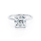 0.95 CT Moissanite Engagement Ring