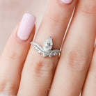 Chevron Engagement Ring