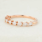 pear-shaped-moissanite-half-eternity-wedding-band