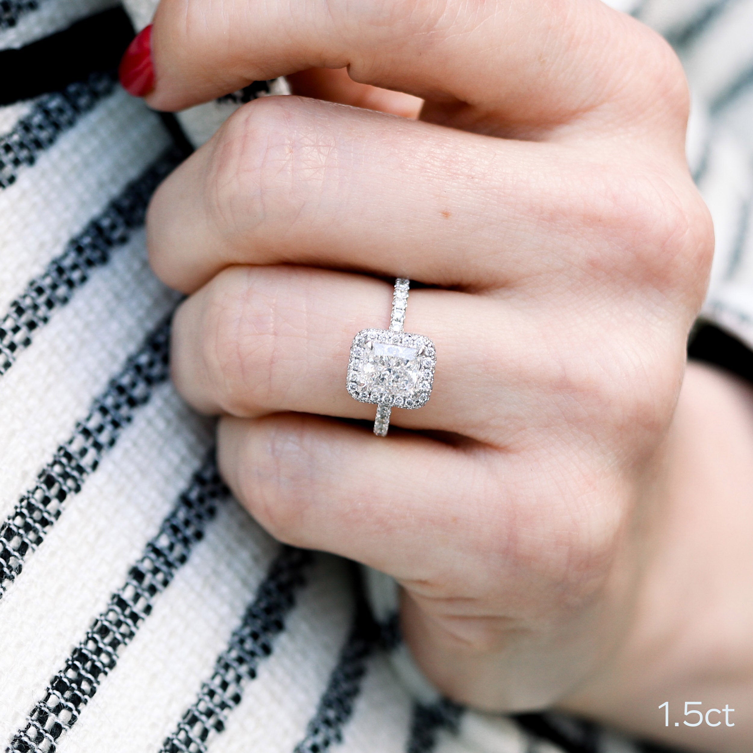 Moissanite wedding jewelry set for brides sale clearance