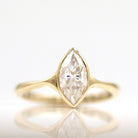 Marquise Moissanite Engagement Ring
