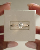 1 Carat Cushion Cut Diamond Ring