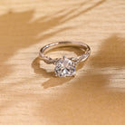 1 Carat Heart Cut Moissanite Ring