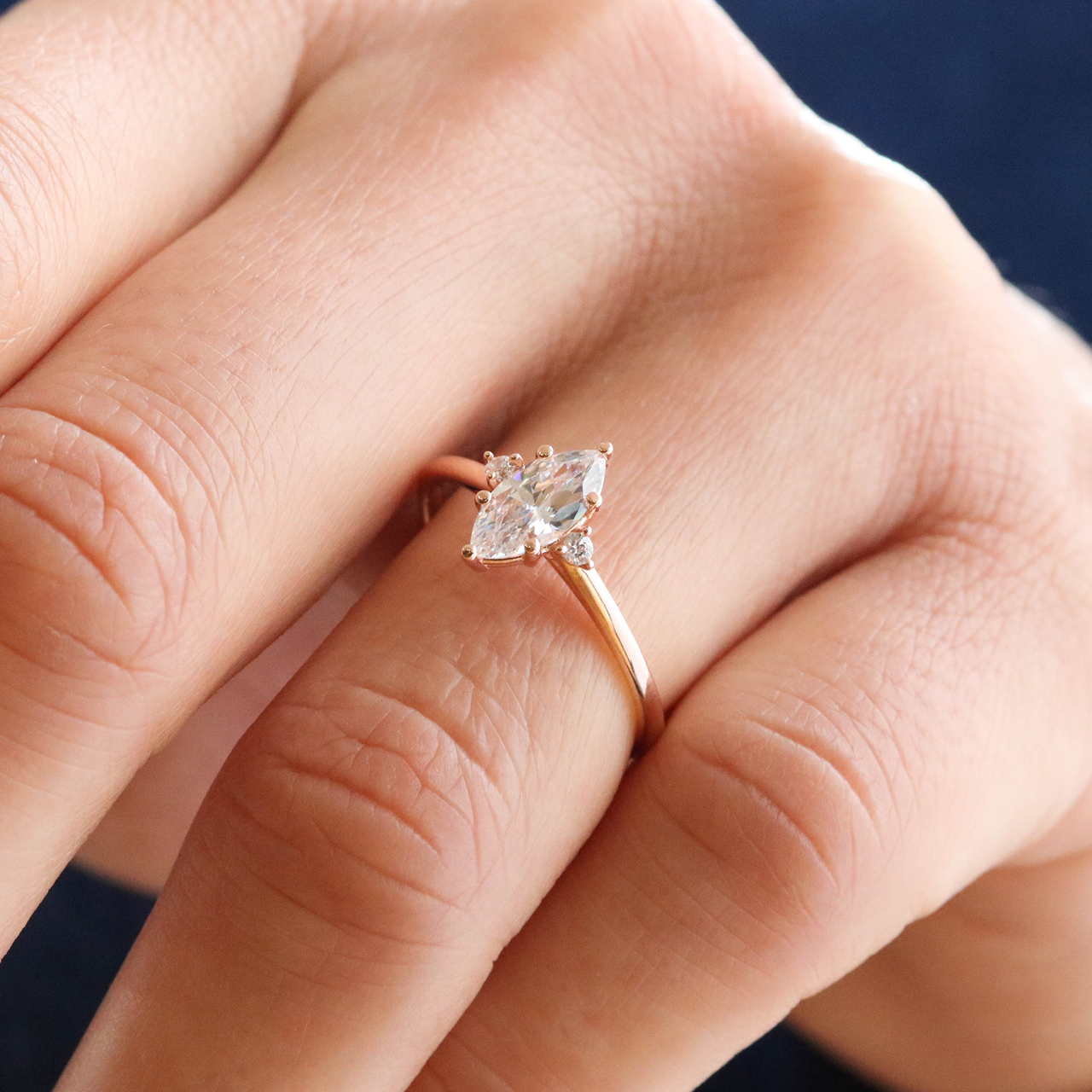 Moissanite Engagement Ring USA