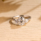Oval Cut Three Stone Ring