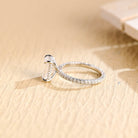 Oval Cut Moissanite Ring