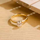 Oval Cut Moissanite Ring