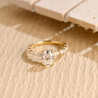 Oval Cut Moissanite Ring