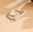 Oval Cut Moissanite Ring