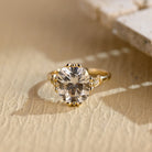 Oval Cut Moissanite Ring