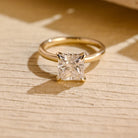 Princess Cut Moissanite Ring