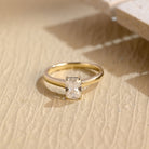 1 Carat Radiant Moissanite Ring