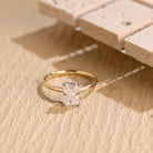 Radiant Cut Moissanite Ring
