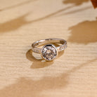 Buy Round Brilliant Channel Bezel Moissanite Ring
