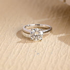 Round Cut Moissanite Ring