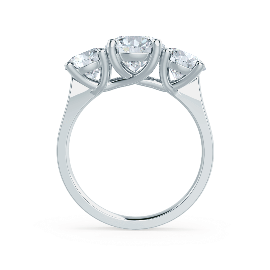 Three Stone Moissanite Ring