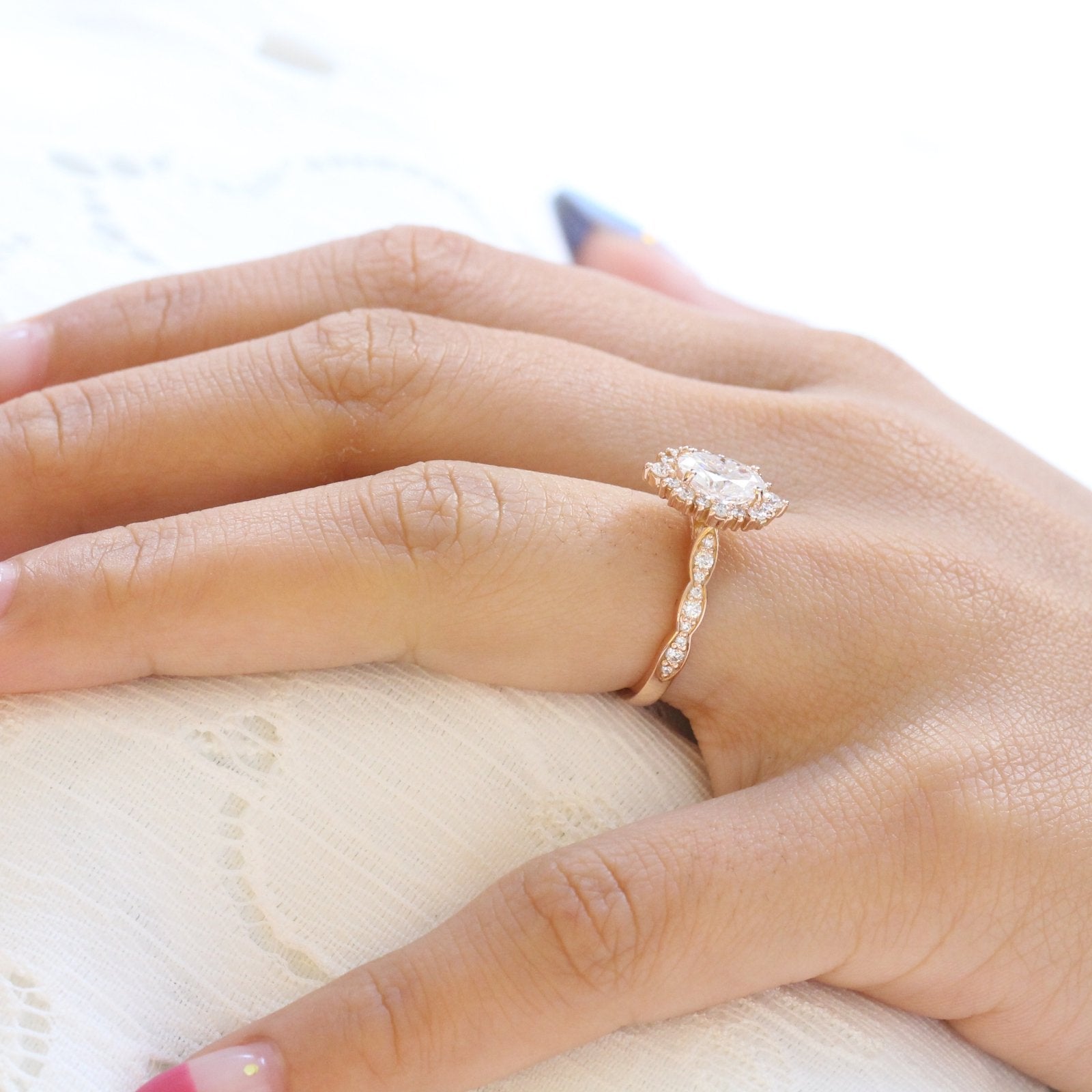 1.0CT Moissanite Ring