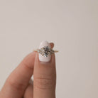 Oval Moissanite Engagement Ring