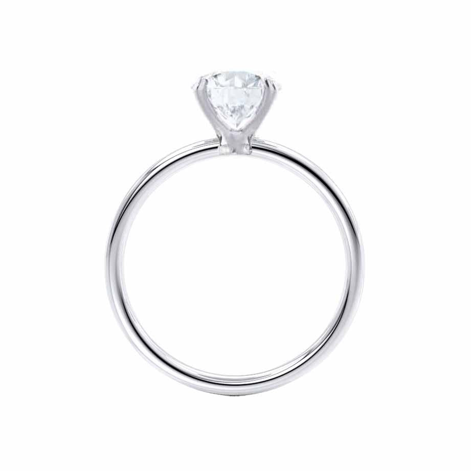 Round Moissanite Diamond Ring