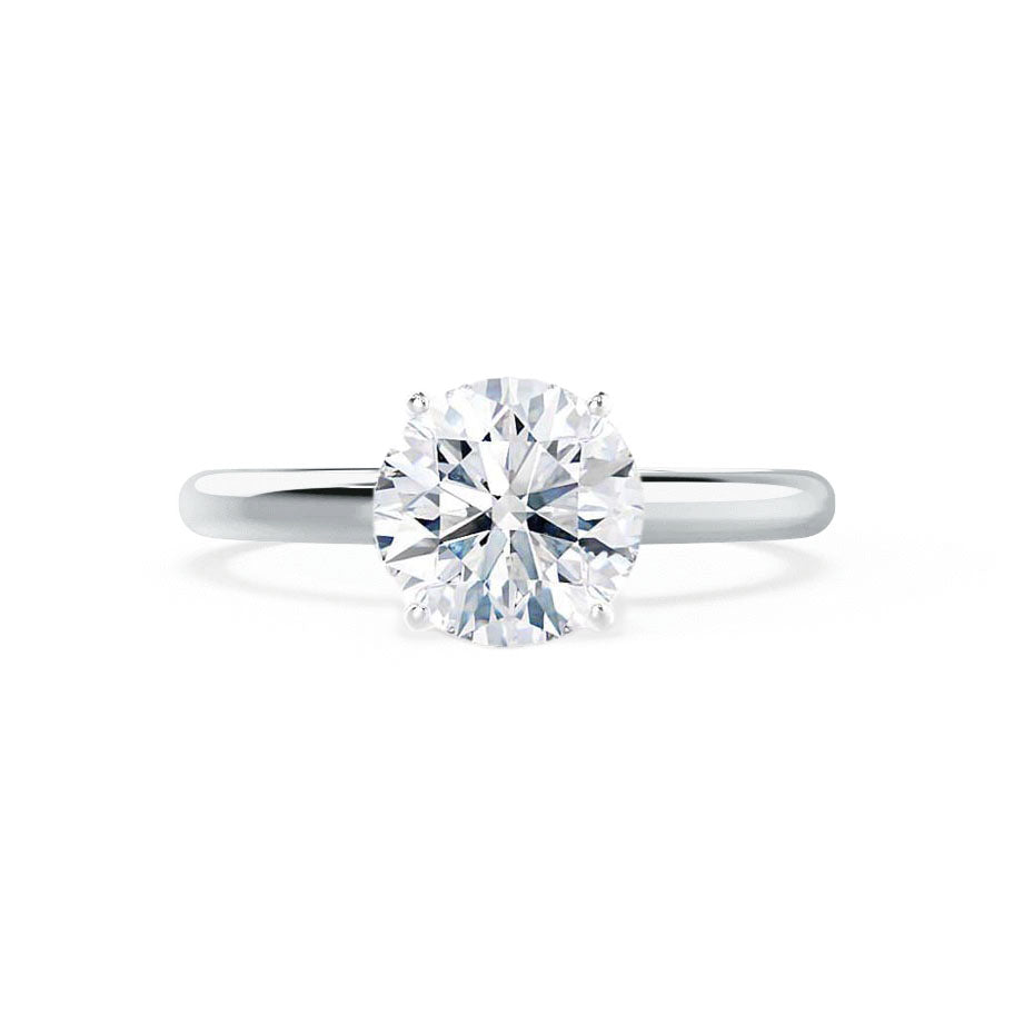 Solitaire Moissanite Engagement Ring