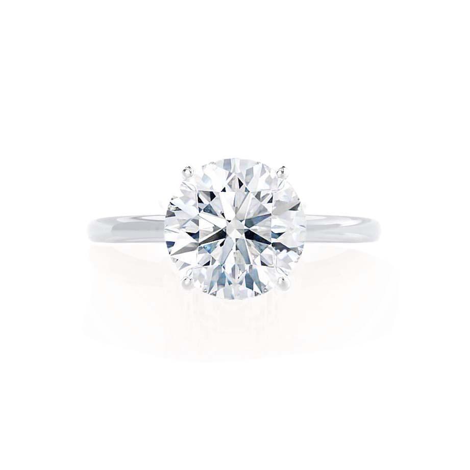 1.20 CT Round Moissanite Ring