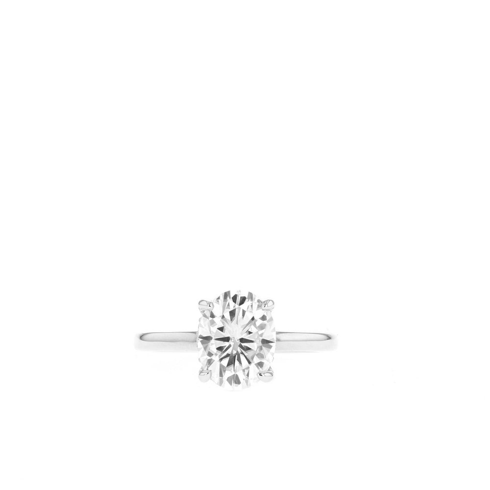 Diamond Hidden Halo Engagement Ring