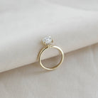 Diamond Hidden Halo Engagement Ring