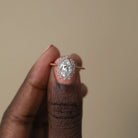 Pear Cut Moissanite Ring