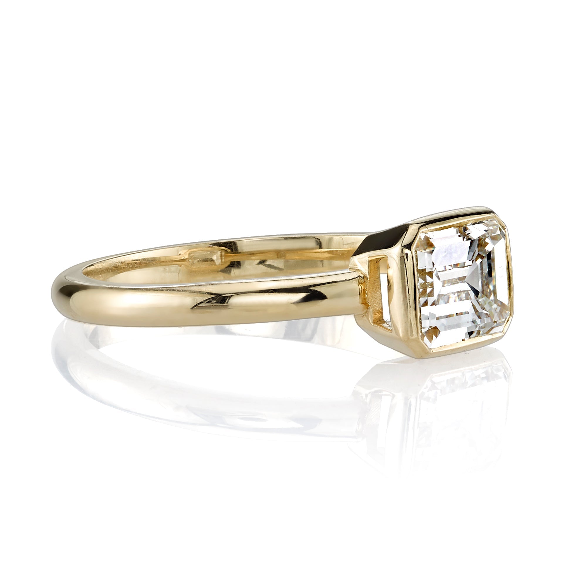 Bezel Engagement Ring