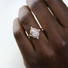Oval Moissanite Engagement Ring