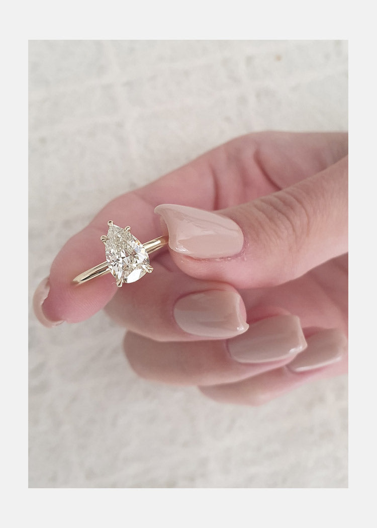 Pear Cut Engagement Ring