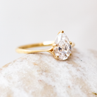 Moissanite Diamond Engagement Ring