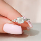 1.50CT Cushion Moissanite Ring