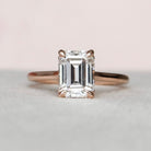 Hidden Halo Engagement Ring