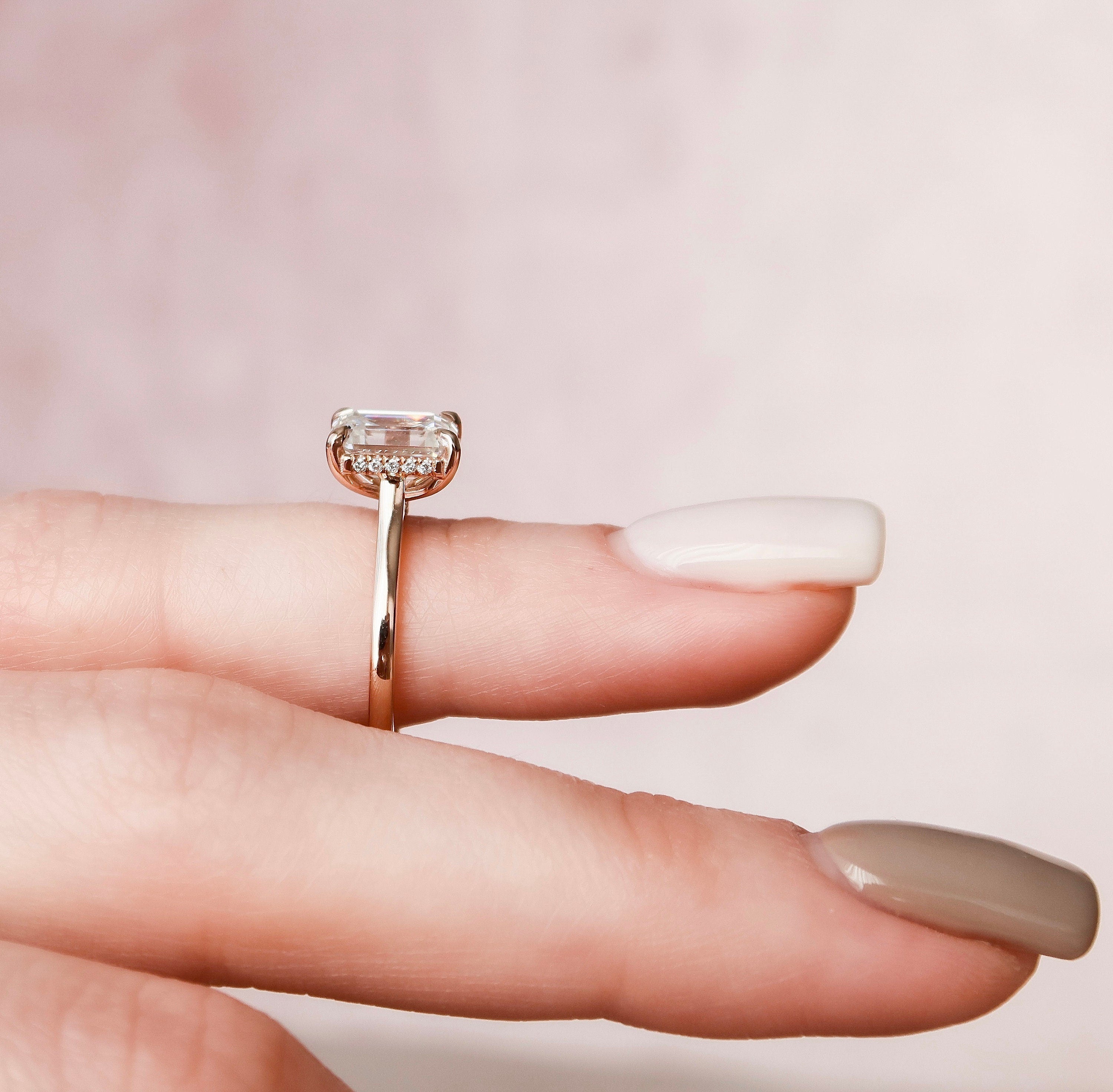 Cathedral Set Engagement Ring