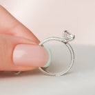 Moissanite Diamond Ring