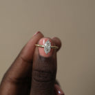 Marquise Moissanite Engagement Ring