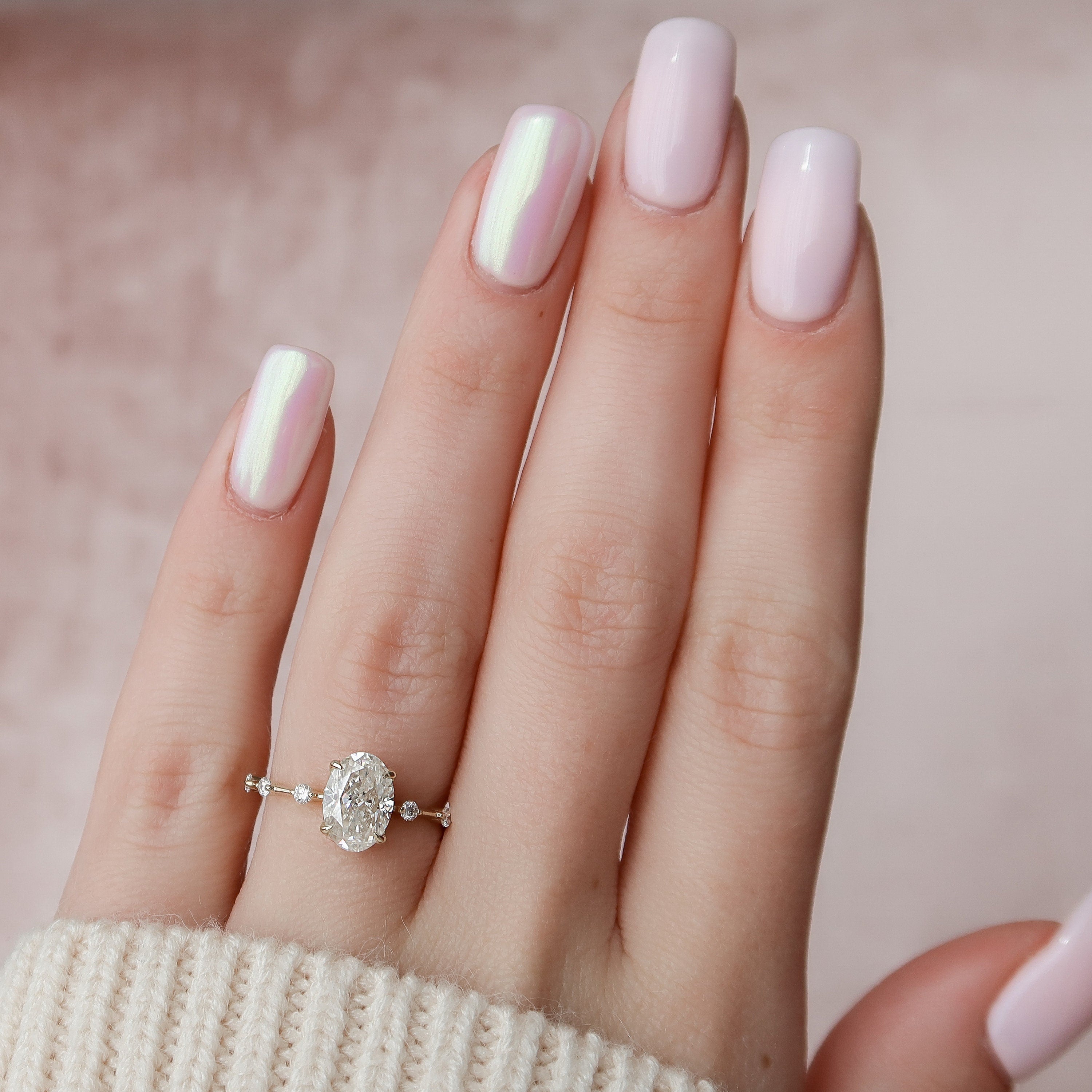 1.50CT Moissanite Engagement Ring
